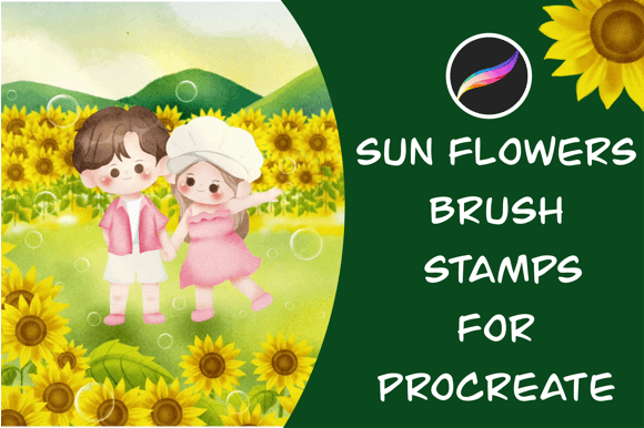 Bring Sunshine to Your Digital Art: A Guide to the Sunflower Brush Stamp for Procreate