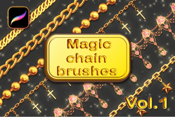 Creating Realistic Chains with Magic Chain Brushes Vol.1