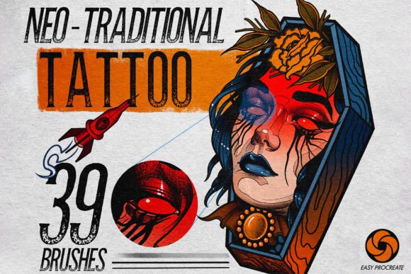 Mastering Neo-Traditional Ink: The Ultimate Procreate Brush Bundle