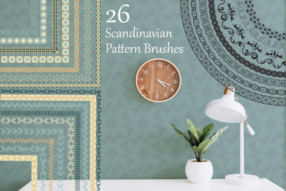 Scandinavian Pattern Brushes: Effortless Nordic Design
