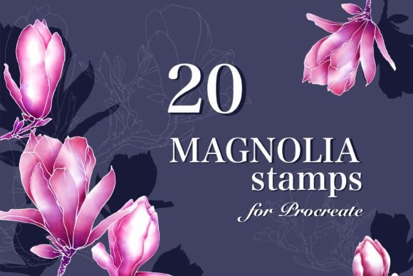 Springtime Digital Art: Using Magnolia Stamps for Procreate