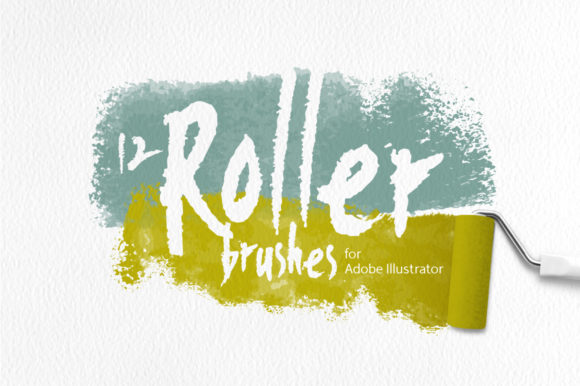 Unleash Authentic Texture: Roller Brushes for Illustrator